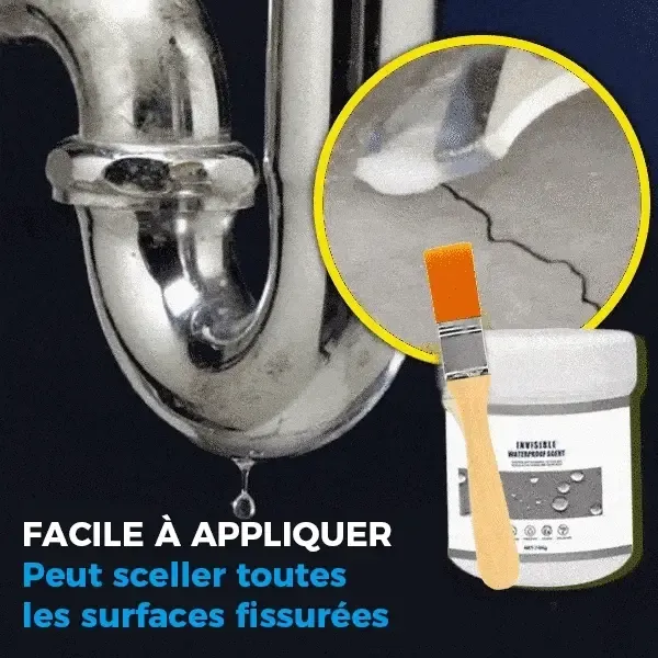 Agent de revêtement imperméable transparent