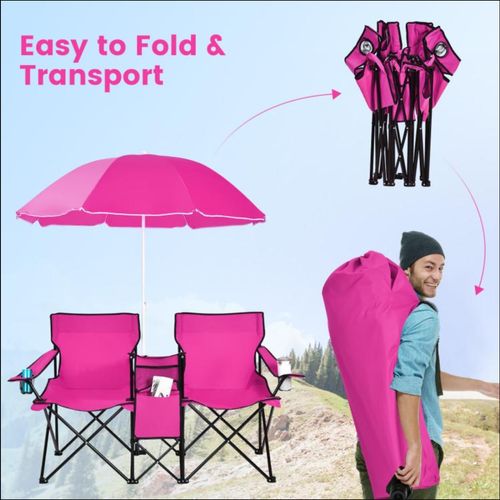 Double Portable Picnic Chairs