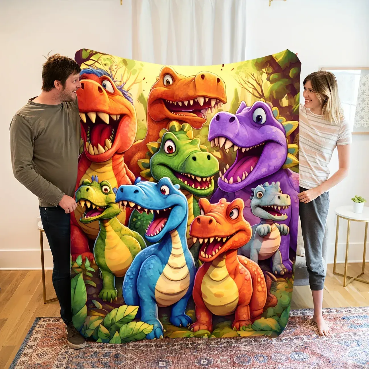 ❤️ DinosaurBlanket: Soft And Cozy Kids Throw Dinosaur Blanket❤️
