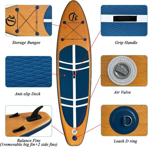 Inflatable surfboard