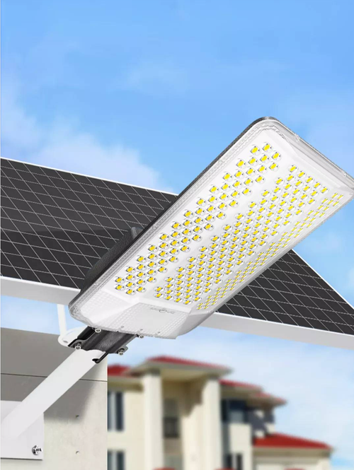 Outdoor waterproof induction ultra-bright curved screen solar ultra-wide angle street light