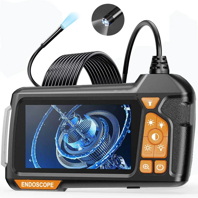 Industrial Endoscope Camera With LED Light❤️（5.5mm single lens, 10-meter hard cable）