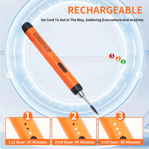 Portable USB Rechargeable Soldering Kit