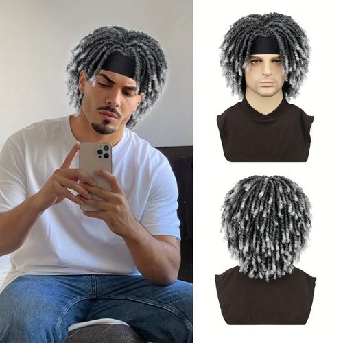Dreadlocks synthetic wigs hair wigs men's full head wig
