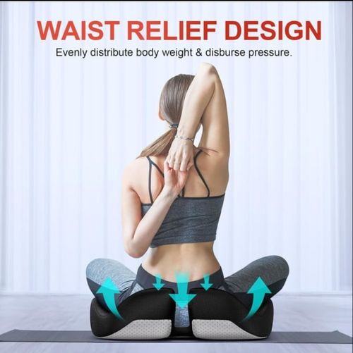 🎁 Ergonomic Memory Foam Seat Cushion