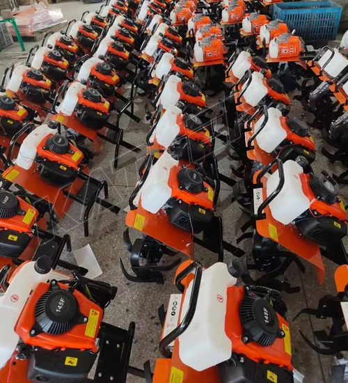 Agricultural small household rotary tiller hand tractor mini power tiller cultivator weeder suitable for orchard