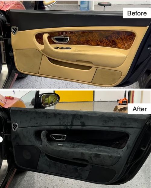 🔥Self-Adhesive Faux Suede Fabric for Automotive