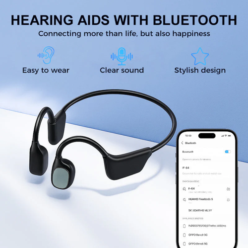 🔥Bone Conduction Smart Hearing Aid Bluetooth Earphones