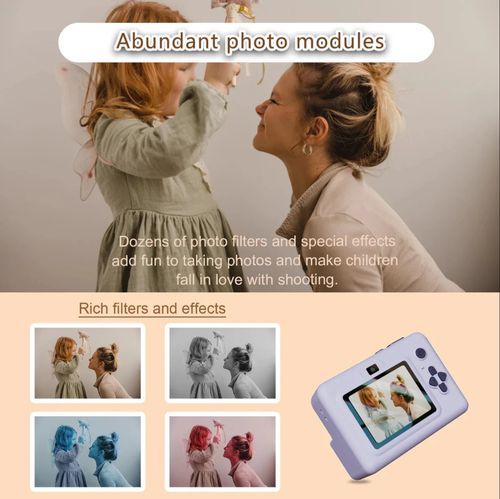Kids Instant Print Digital Camera – HD Video & Fun Selfie Toy