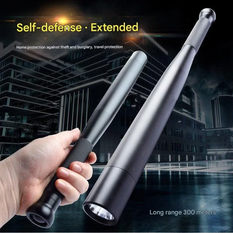 High hardness flashlight, baseball bat light, multi-function flashlight, indoor and outdoor camping, fishing, outdoor sports