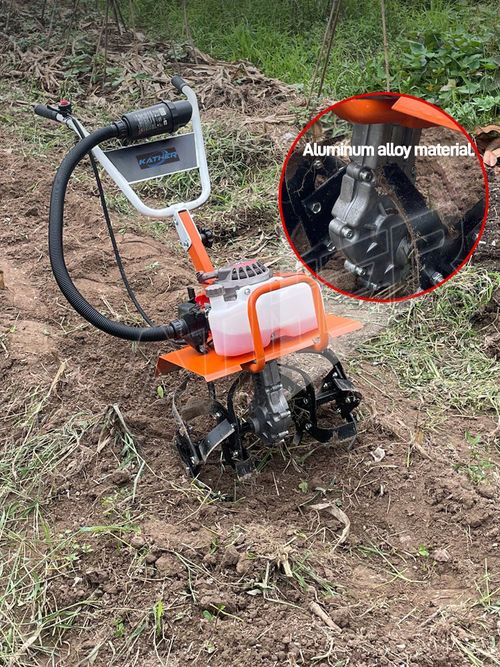 Agricultural small household rotary tiller hand tractor mini power tiller cultivator weeder suitable for orchard