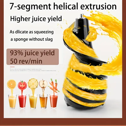 1pc Slow Juicer with US Plug, Cold Press Juicer for Fruits and Vegetables