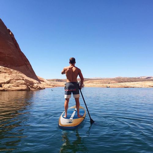 Inflatable surfboard