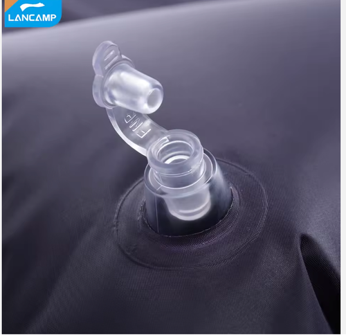 Double self-inflating camping mat with two built-in pillows,  waterproof outdoor sleeping mat.（192*132*0.5cm）