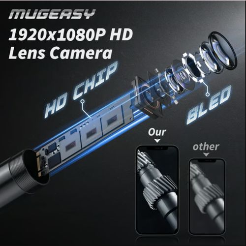 🔎 Plug-and-Play Endoscope Camera – Compatible with Android & iPhone & ipad for Direct Connection