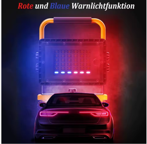 💗Ultra-bright LED portable solar floodlight, USB rechargeable, 4-lamp mode❤️