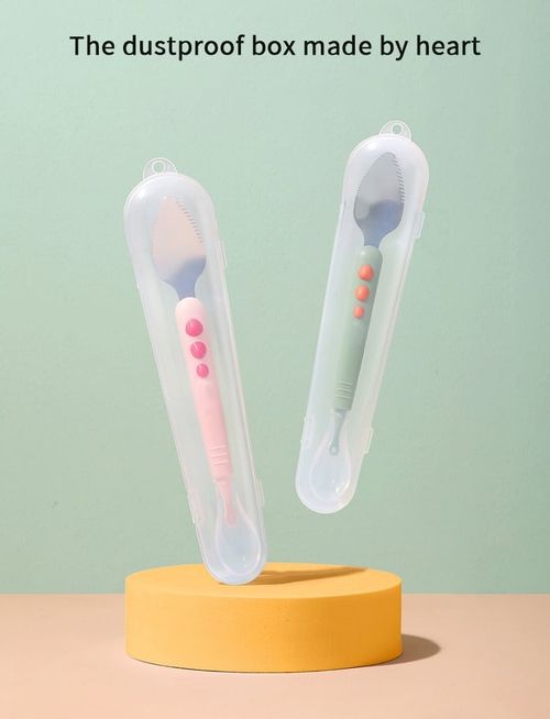 🔥Baby Double Head Scraping Fruit Spoon