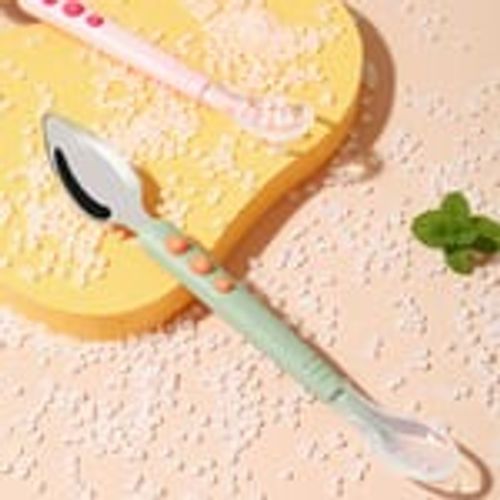🔥Baby Double Head Scraping Fruit Spoon