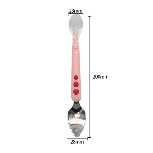 🔥Baby Double Head Scraping Fruit Spoon