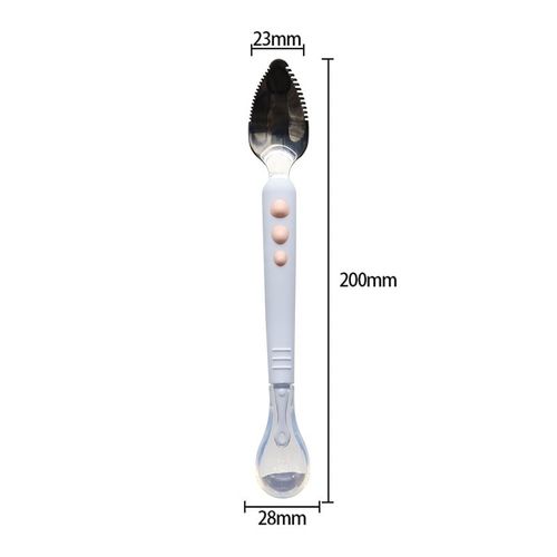 🔥Baby Double Head Scraping Fruit Spoon