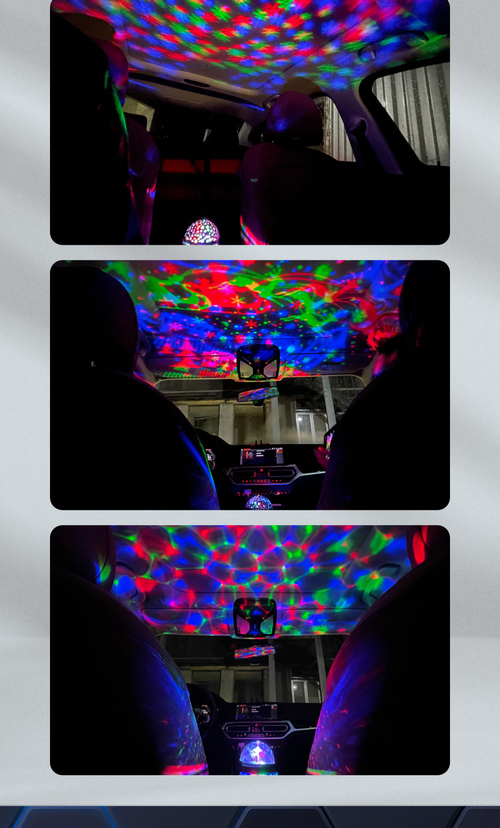 Lâmpada de projeção LED giratória com controlo remoto Iluminação ambiente Ambiente festivo