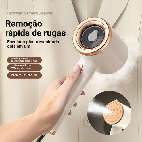 Novo vaporizador portátil Ferro de passar a vapor compacto para uso doméstico Vaporizador portátil de roupas com dupla função para uso a seco e molhado