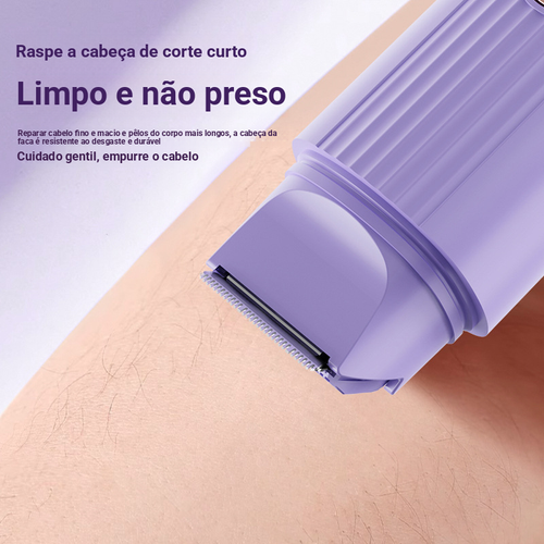Aplicador de cera elétrico para mulheres, barbeador elétrico, para depilação das axilas, depilação do biquíni, barbeador portátil