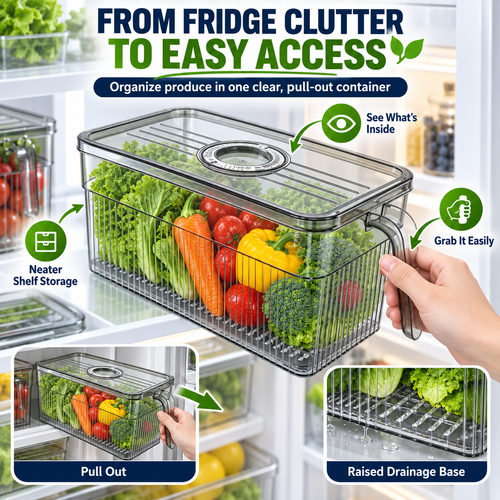 🔥HOT SALE🔥 COD！Refrigerator Storage ContainersNairobi Stock |48H Dispatch |COD Orders are dispatched within 48 hours from our  Nairobi warehouse. Delivery takes 1–3 working days.