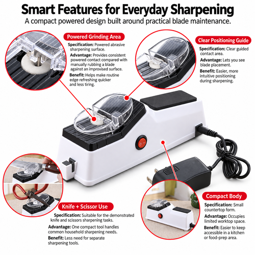 Electric Knife Sharpener Kenya | Knife & Scissors Sharpener | COD