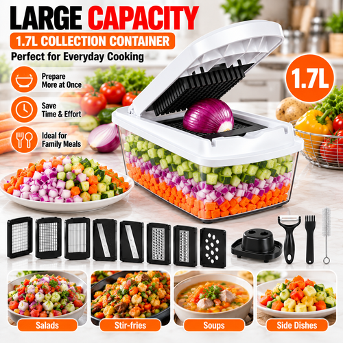 Press-Type Vegetable Chopper Kenya | Quick Onion & Food Cutter | COD
