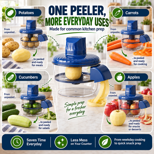 Automatic Electric Vegetable Peeler | Fast Potato Peeler | Kenya COD