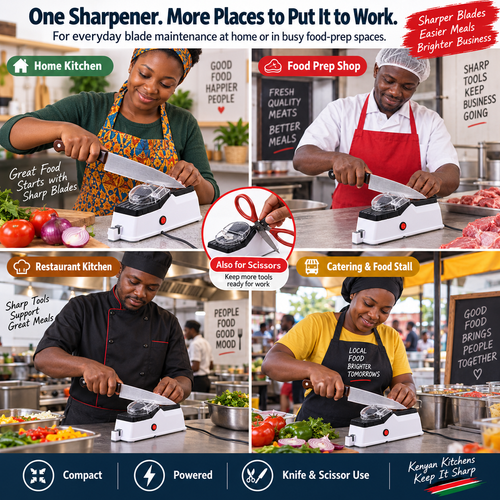 Electric Knife Sharpener Kenya | Knife & Scissors Sharpener | COD