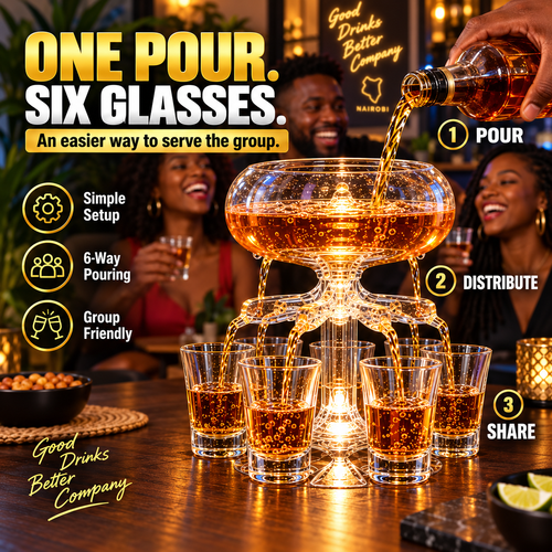 🔥 HOT SALE 🔥 COD AVAILABLE！Wine Glass Distributor for Friends' Gatherings, Parties, and DinnersNairobi Stock |48H Dispatch |COD Orders are dispatched within 48 hours from our  Nairobi warehouse. Delivery takes 1–3 working days.