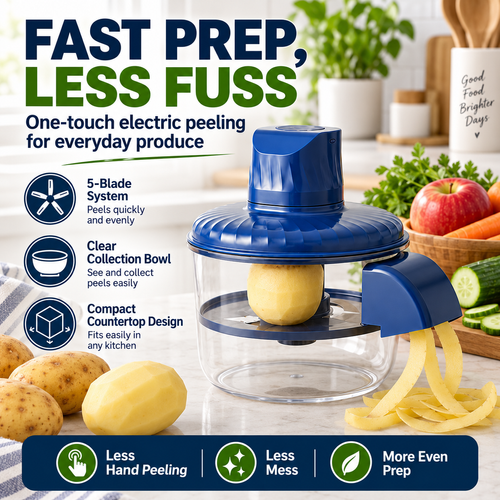 Automatic Electric Vegetable Peeler | Fast Potato Peeler | Kenya COD