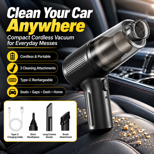 🛒 BEST SELLER 🛒 CASH ON DELIVERY！Cordless Multifunctional Handheld Portable Car Vacuum Cleaner Nairobi Stock |48H Dispatch |COD Orders are dispatched within 48 hours from our  Nairobi warehouse. Delivery takes 1–3 working days.
