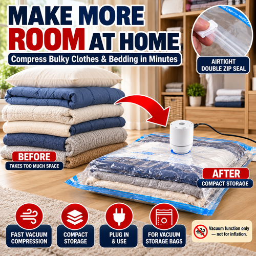 Vacuum Storage Bags with Pump Kenya | Space Saving Clothes & Bedding Bags