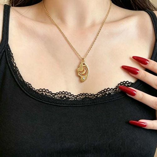 💕 Best Friends Forever Necklace｜Exclusive sun and moon stitching couple friendship necklace for besties