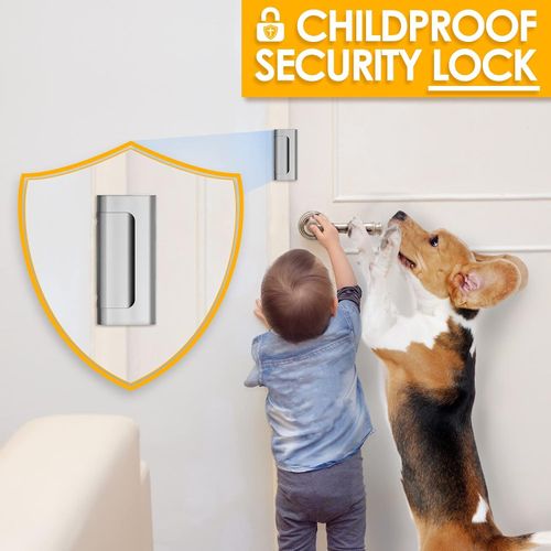 Aluminum Alloy Child Safety Door Lock | Home Security Latch
