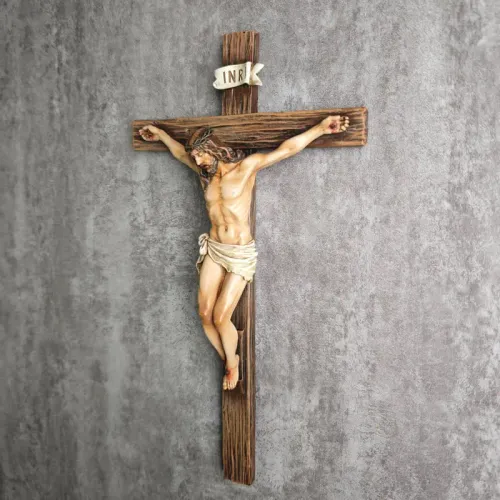 Bring God Into Your HomeCatholic Wall Cross — Inspirational Home Decor Featuring Jesus Christ — Stylish Religious Ornament — Devotional Gift