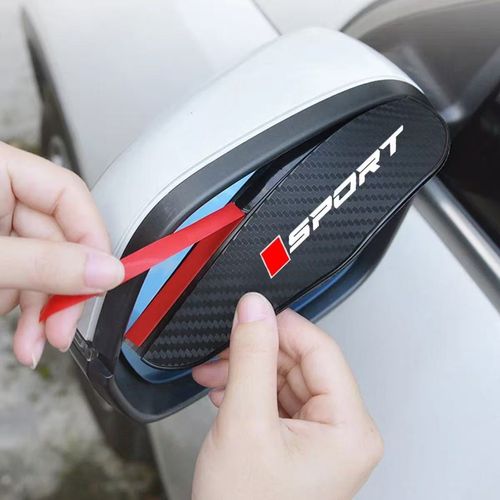 Rearview Mirror Rain Guards | Clearer Visibility in the Rain