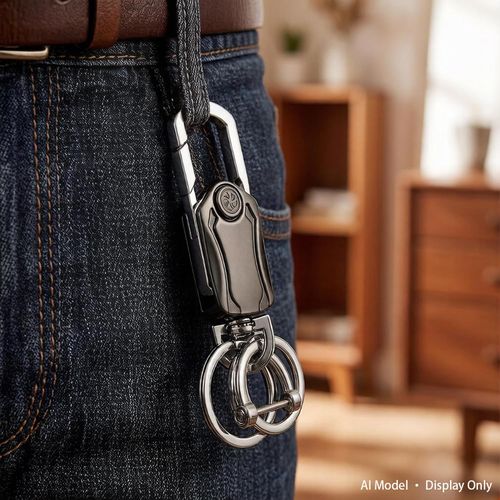 5-in-1 Multifunctional EDC Keychain – Metal Spinner, Bottle Opener & Phone Stand