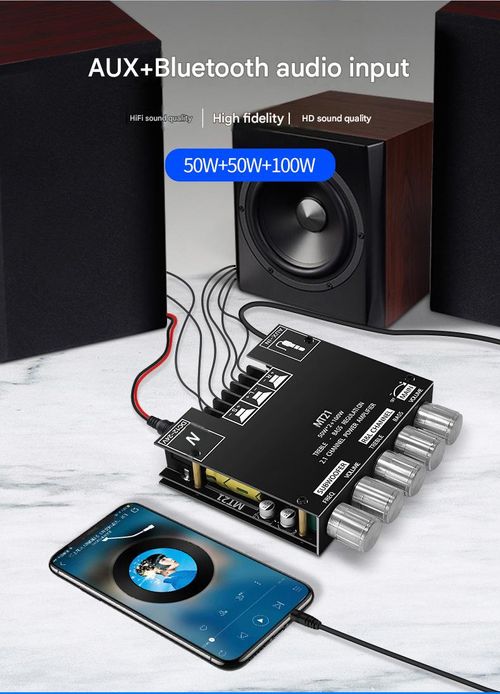 2.1-Channel Bluetooth Digital Amplifier Board Module