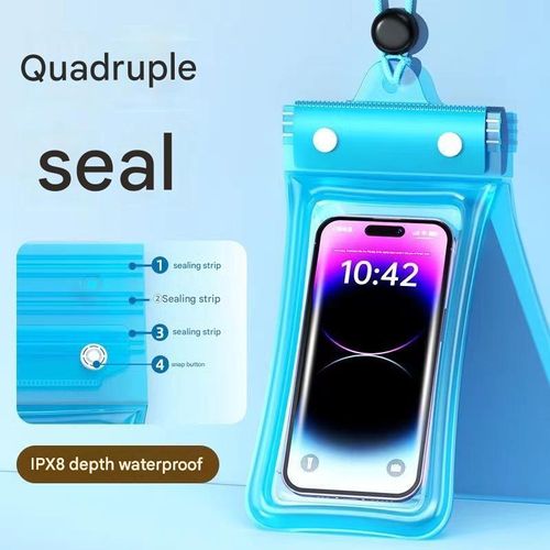 Waterproof Mobile Phone Pouch With Neck Strap