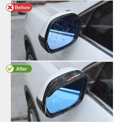Rearview Mirror Rain Guards | Clearer Visibility in the Rain
