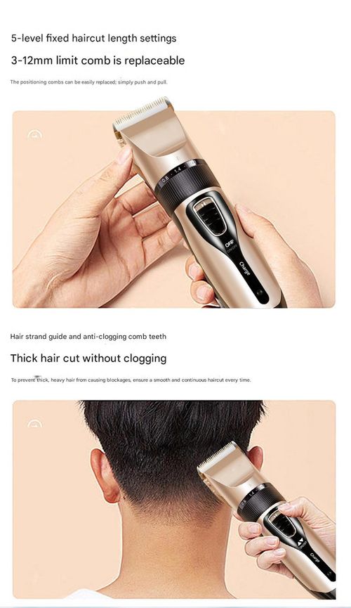A Must-Have for Home & Salon  Electric Hair Clippers: One Tool for Every Hairstyle