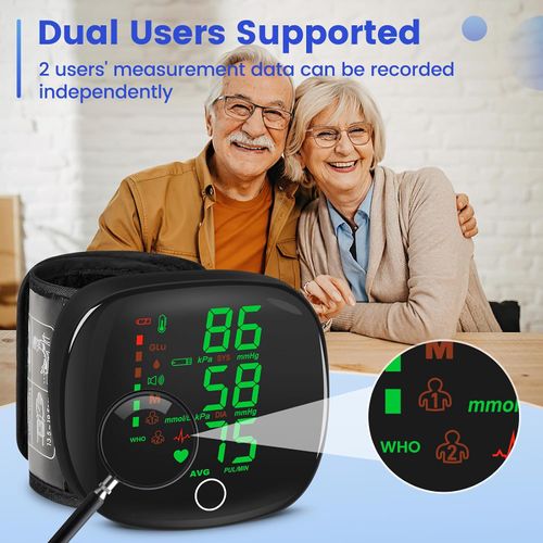 Smart Wrist Blood Pressure Monitor | Automatic Digital BP Machine