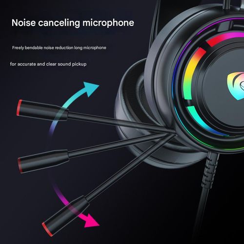 PSH-300 PC Gaming Headset — 7.1 Surround Sound, Directional Audio, Built-in Microphone, Wired E-sports Headset