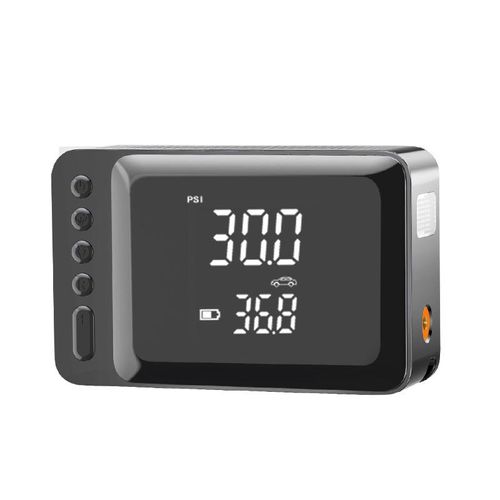 Integrated Car Tire Inflator, Emergency Jump Starter, Wireless Charger, and Smart Power Bank