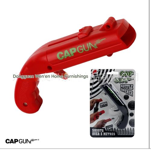 Wholesale Pistol-Style Bottle Opener — Beer Cap Gun & Cap Launcher