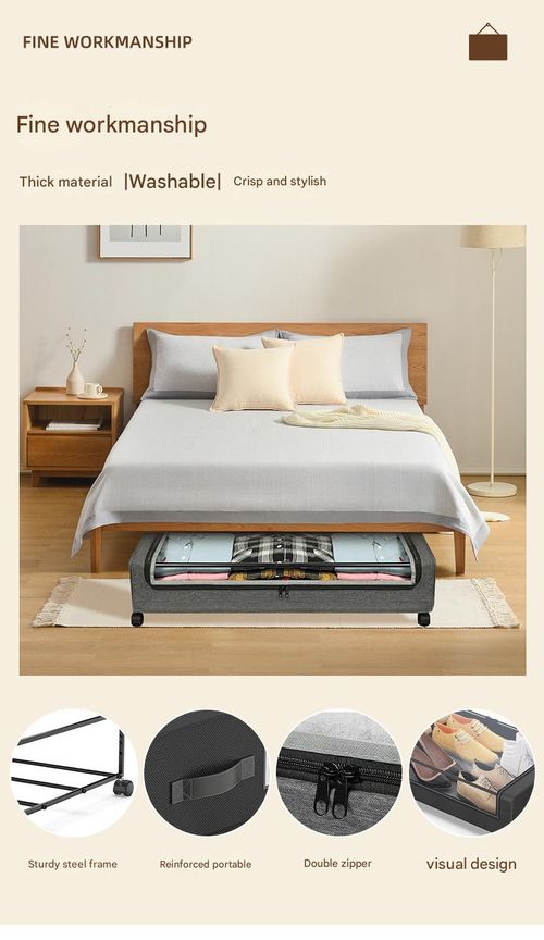 Under-Bed Storage Box with Wheels